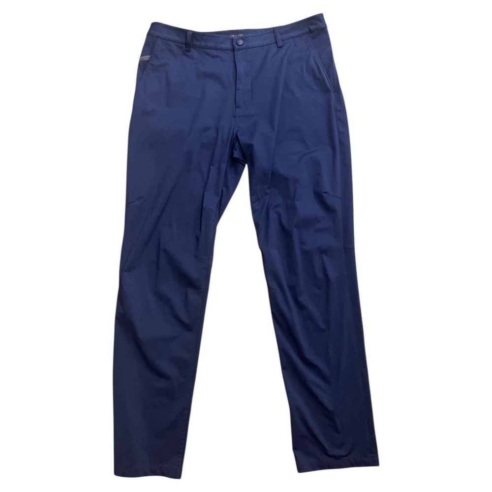 Rhone Pants Mens‎ 36x33 Blue Everyday Five Pocket Stretch Activewear Chino